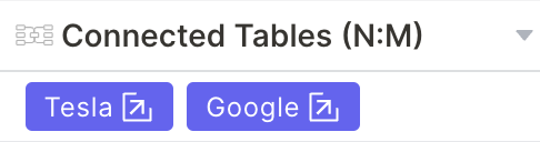 Connected Tables